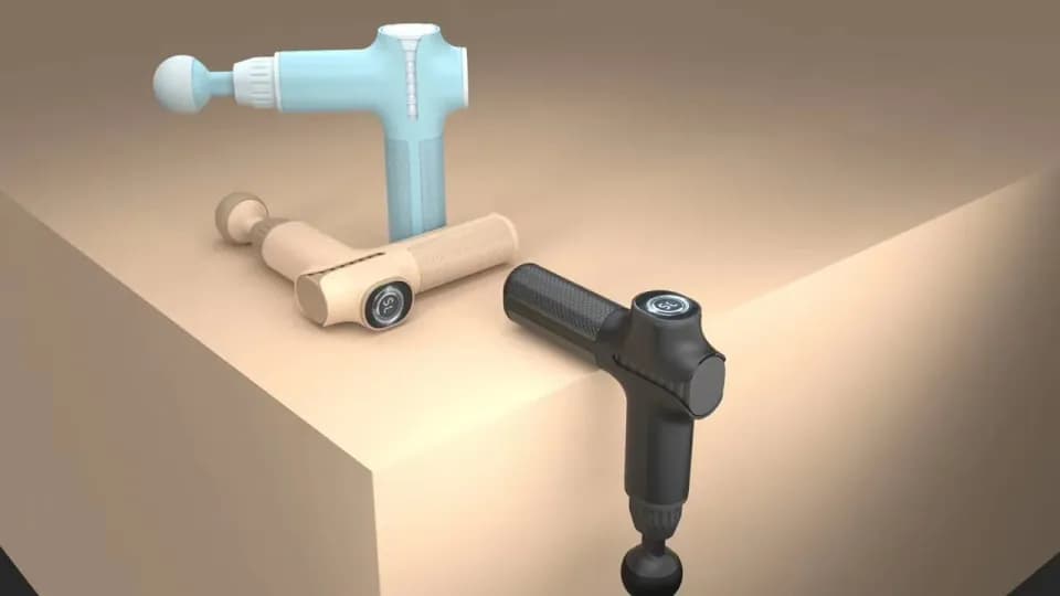 Massage gun, Product design showcase