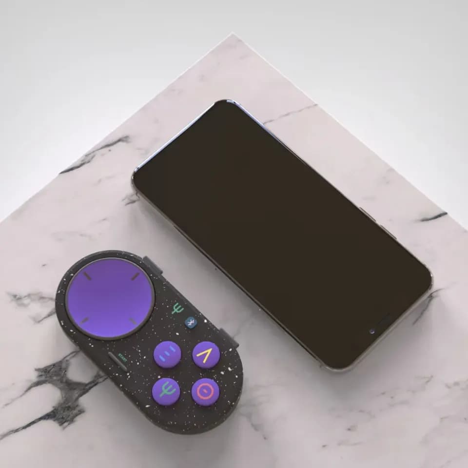 ゲームコントローラー，製品デザイン展示