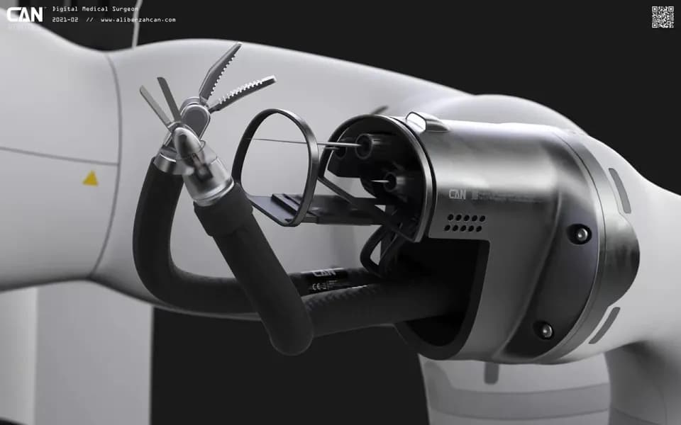 Robotic arm, Product design showcase