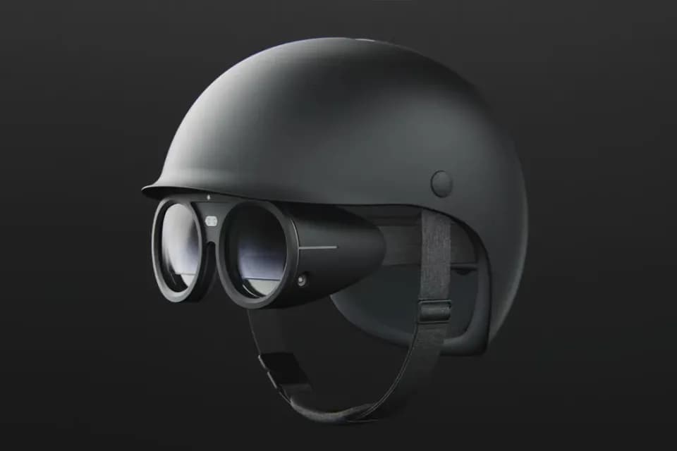 Helmet-mounted eyewear, Product design showcase