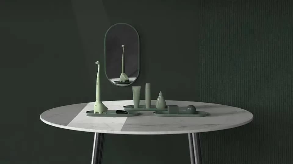 電動歯ブラシ，製品デザイン展示