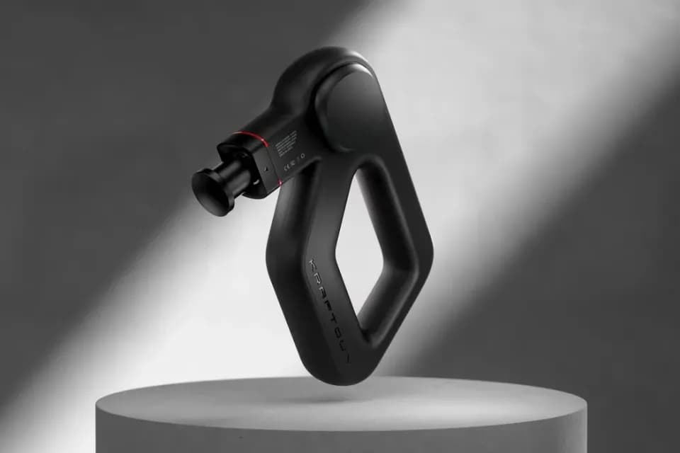 Massage gun, Product design showcase