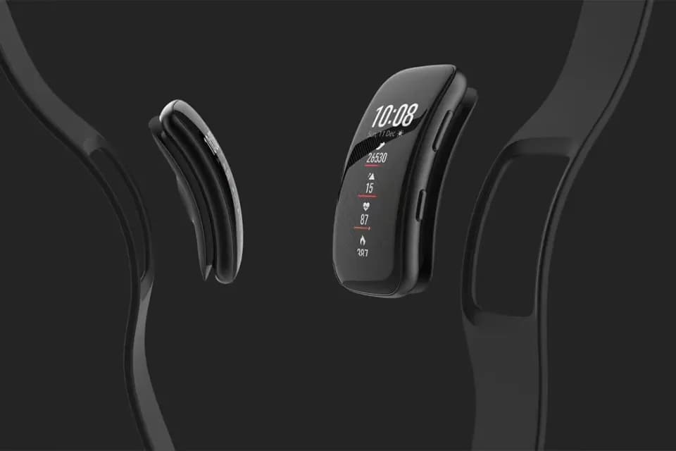 スマートバンド，製品デザイン展示