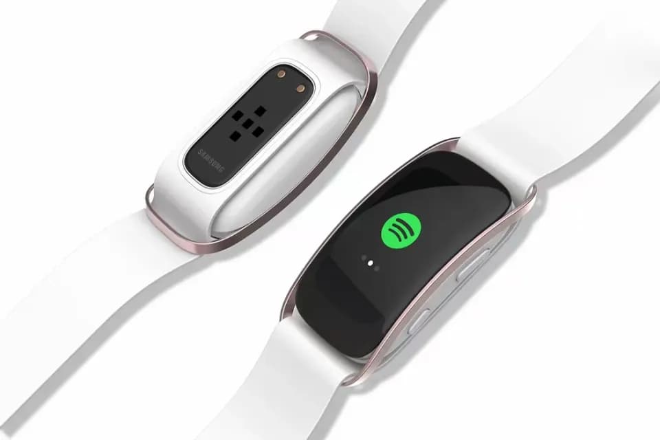 スマートバンド，製品デザイン展示