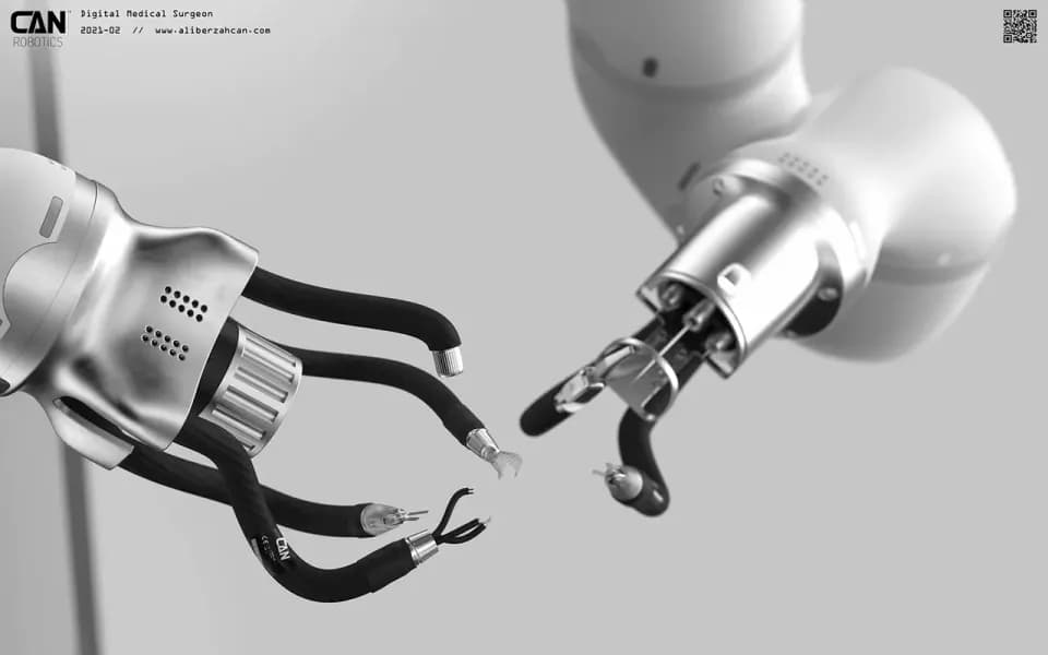 Robotic arm, Product design showcase