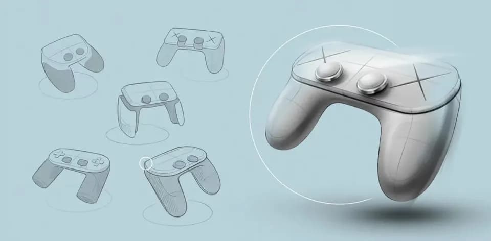Game controller, Product design showcase