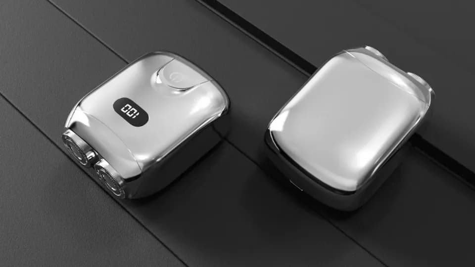 シェーバー，製品デザイン展示