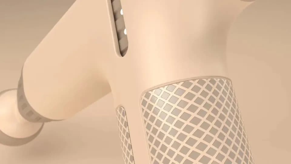 Massage gun, Product design showcase