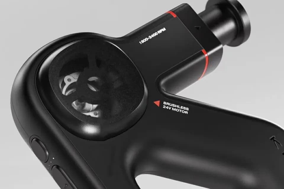 Massage gun, Product design showcase