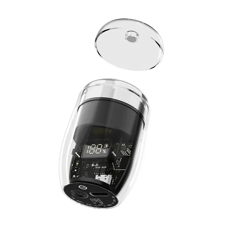 Transparent portable shaver, Product design showcase
