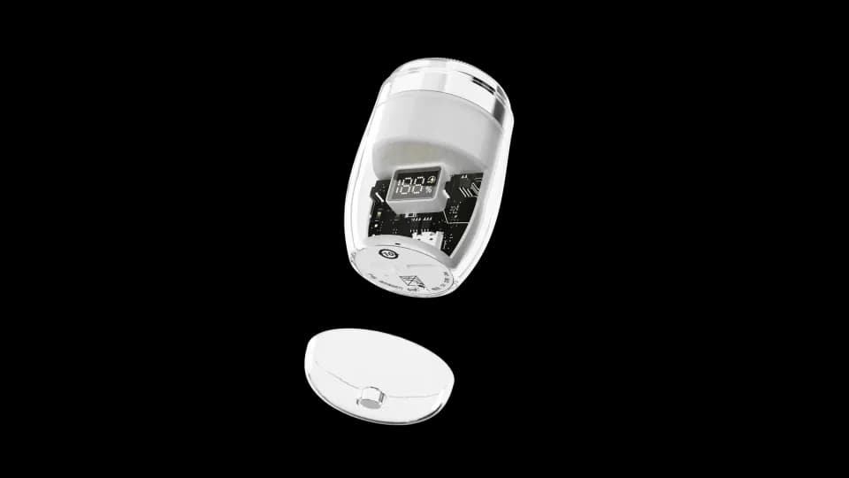 Transparent portable shaver, Product design showcase