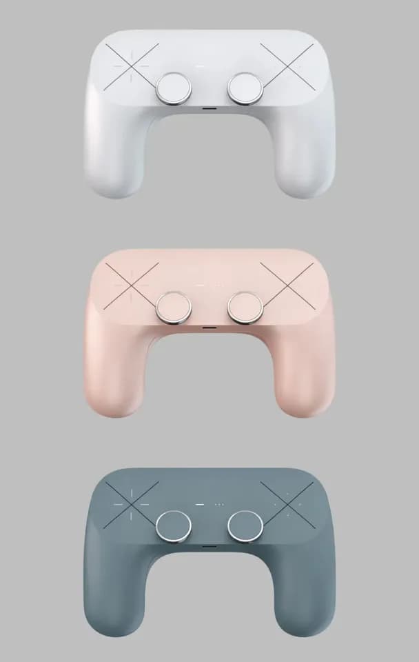ゲームコントローラー，製品デザイン展示