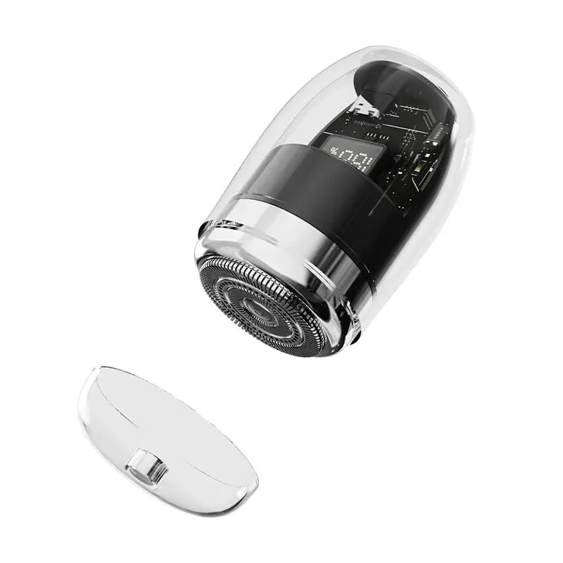 Transparent portable shaver, Product design showcase