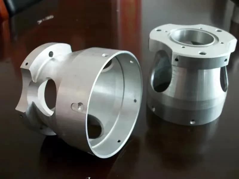 Metal housing openings & cavities, Metal machining photographs