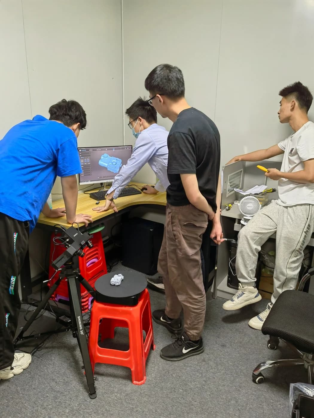 Teams collaborate around prototypes and data